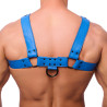 The Red Harness Harnais en cuir Snap Bleu